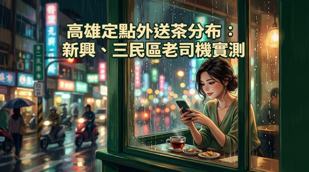 高雄定點外送茶分布:新興、三民區老司機實測。