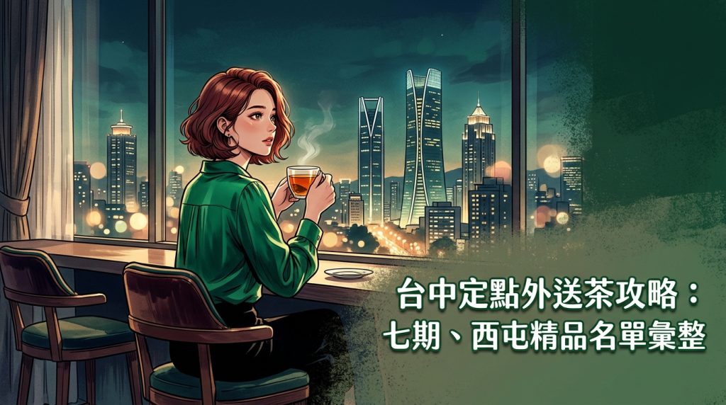 台中定點外送茶攻略：七期、西屯精品名單彙整。