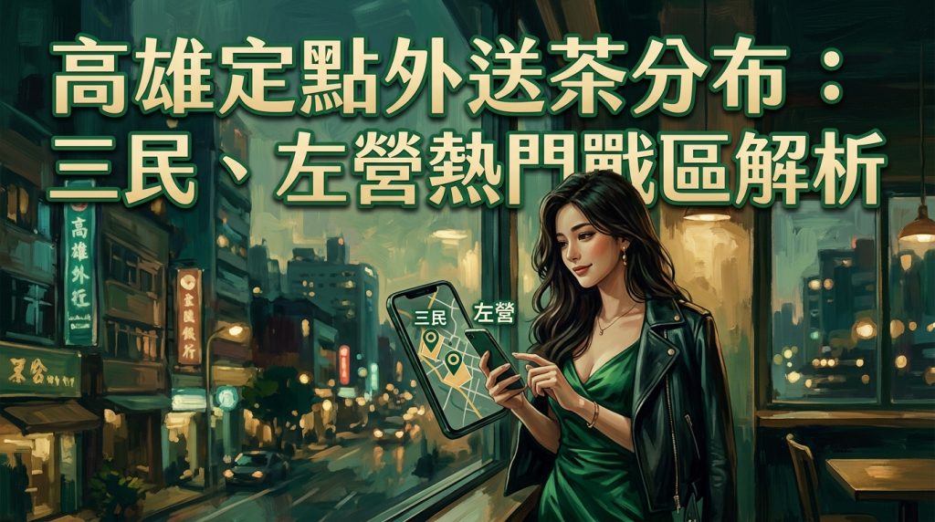 高雄定點外送茶分布:三民、左營熱門戰區解析。