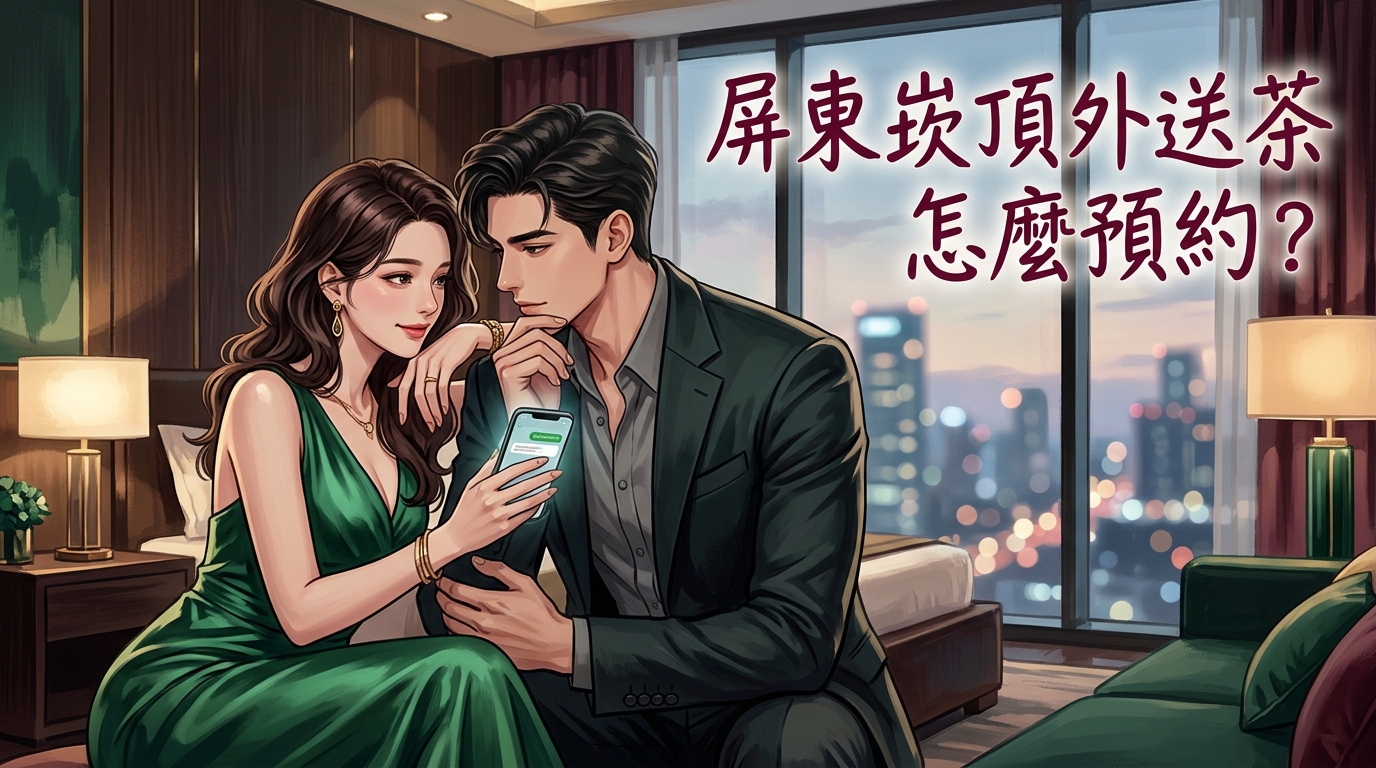 屏東崁頂外送茶怎麼預約?
