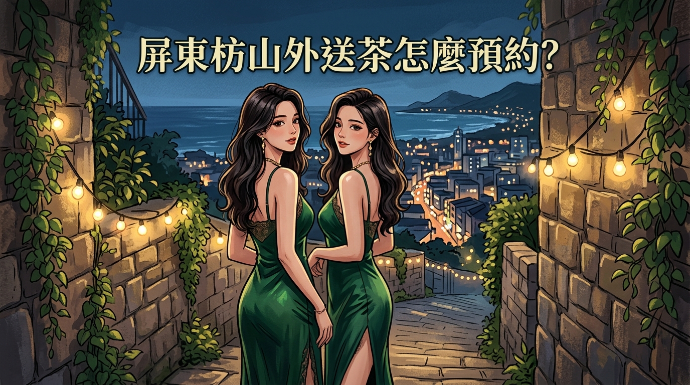屏東枋山外送茶怎麼預約?