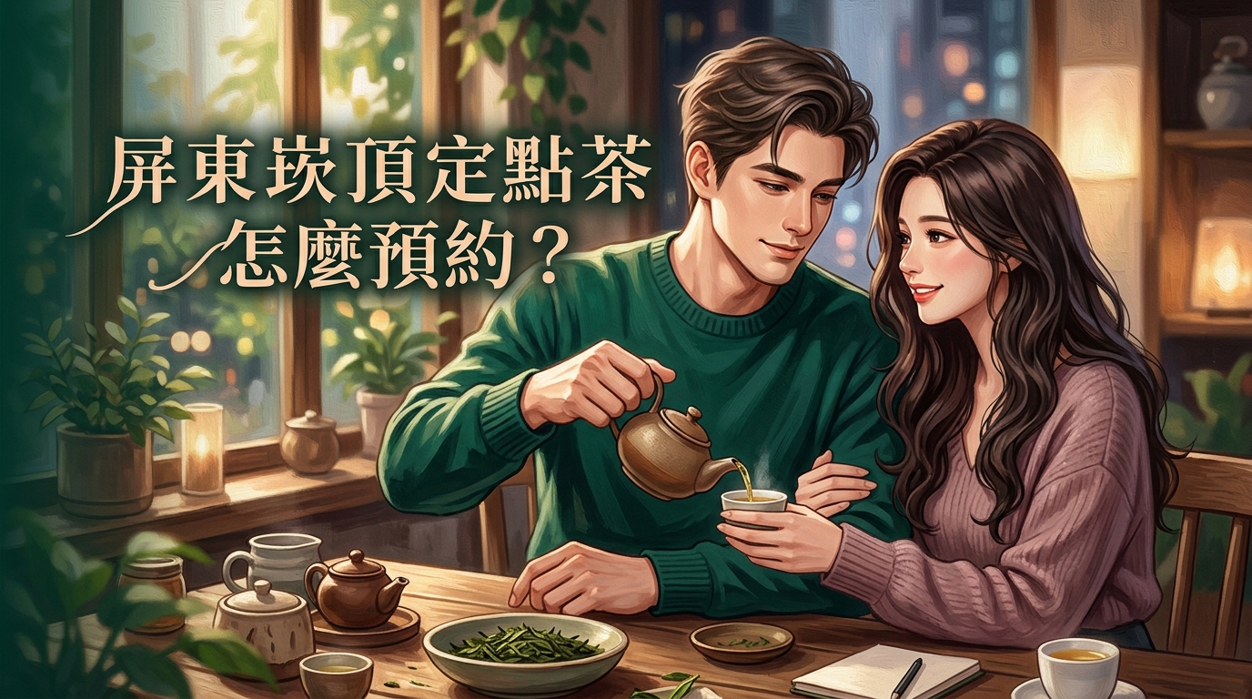 屏東崁頂定點茶怎麼預約?