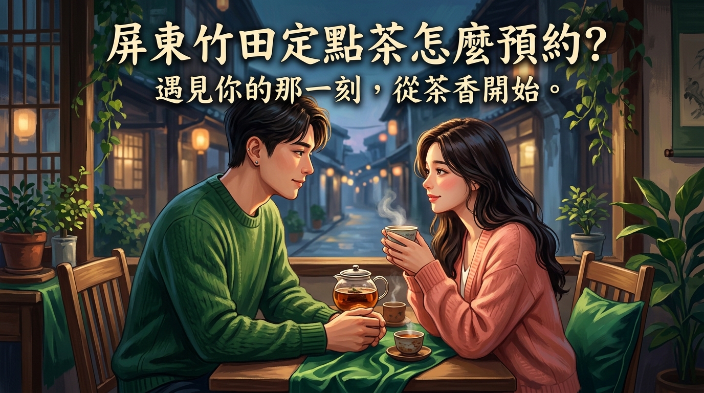 屏東竹田定點茶怎麼預約?