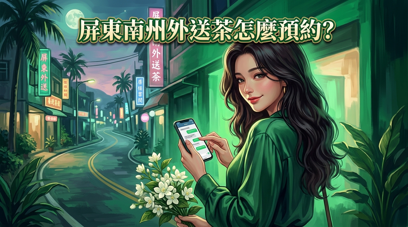 屏東南州外送茶怎麼預約?