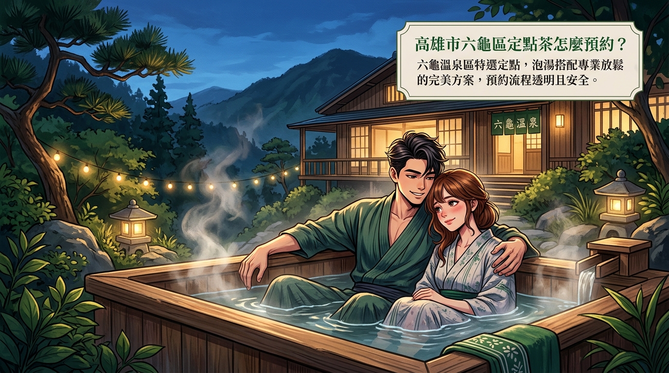 高雄市六龜區定點茶怎麼預約? 六龜溫泉區特選定點,泡湯搭配專業放鬆的完美方案,預約流程透明且安全。