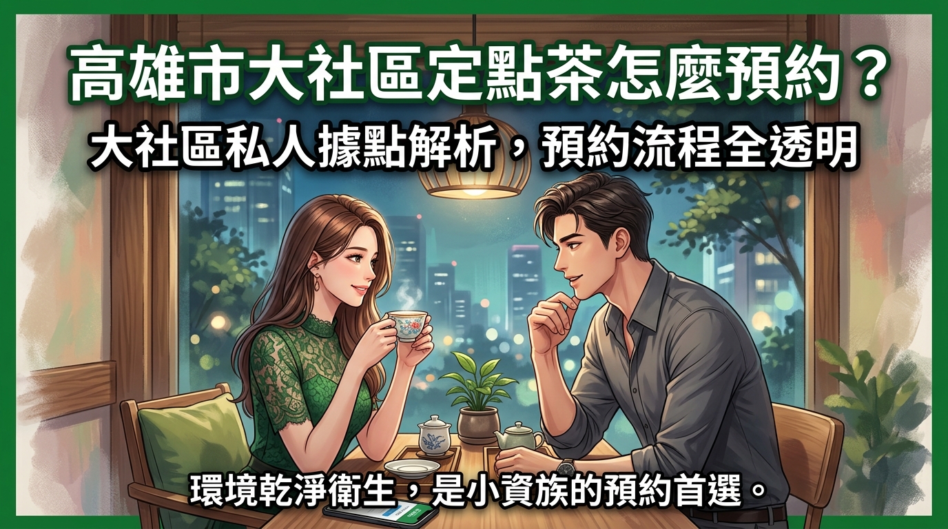 高雄市大社區定點茶怎麼預約？ 大社區私人據點解析，預約流程全透明，環境乾淨衛生，是小資族的預約首選。