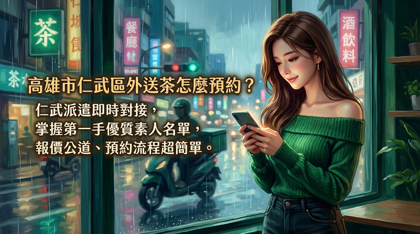 高雄市仁武區外送茶怎麼預約? 仁武派遣即時對接,掌握第一手優質素人名單,報價公道、預約流程超簡單。