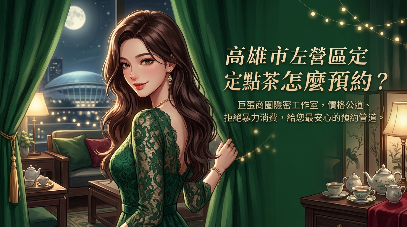高雄市左營區定點茶怎麼預約？ 巨蛋商圈隱密工作室，價格公道、拒絕暴力消費，給您最安心的預約管道。