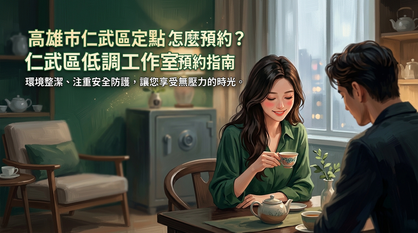 高雄市仁武區定點茶怎麼預約？ 仁武區低調工作室預約指南，環境整潔、注重安全防護，讓您享受無壓力的時光。