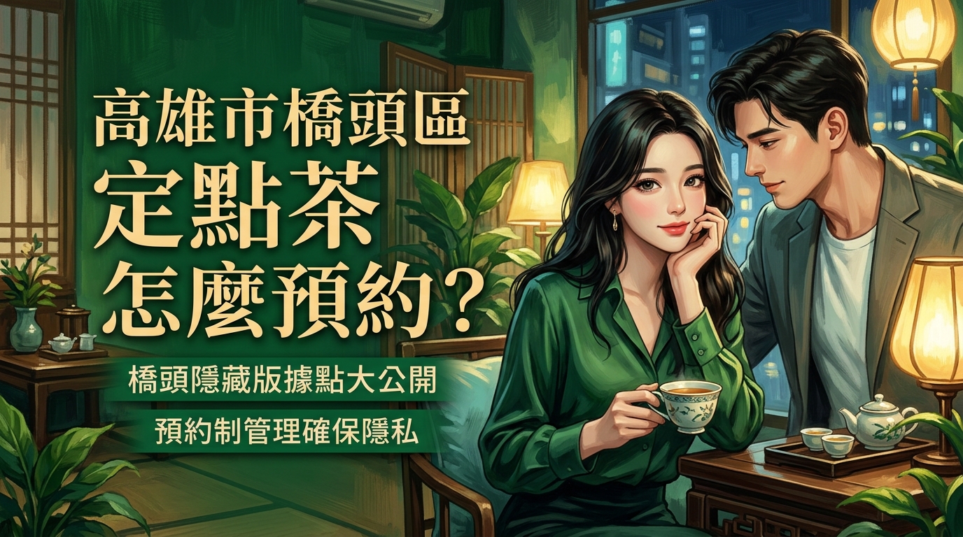 高雄市橋頭區定點茶怎麼預約? 橋頭隱藏版據點大公開,預約制管理確保隱私,給您最純粹的放鬆體驗。