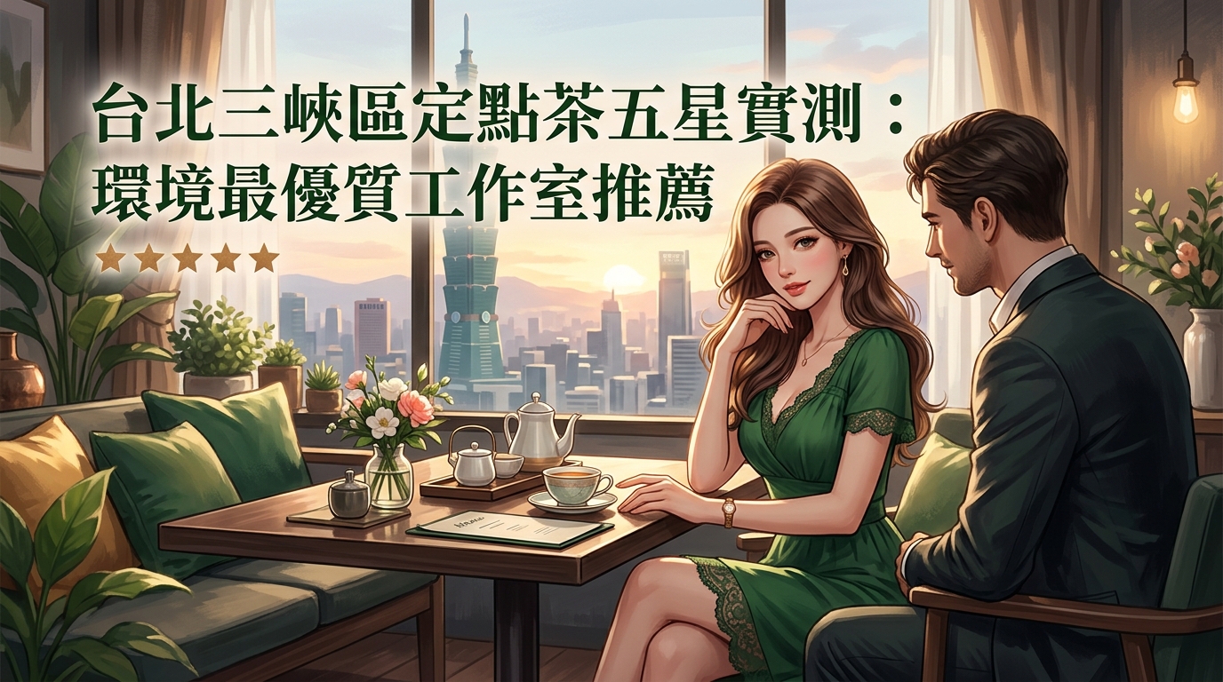 台北三峽區定點茶五星實測:環境最優質工作室推薦