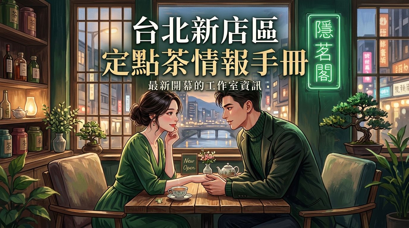 台北新店區定點茶情報手冊:最新開幕的工作室資訊