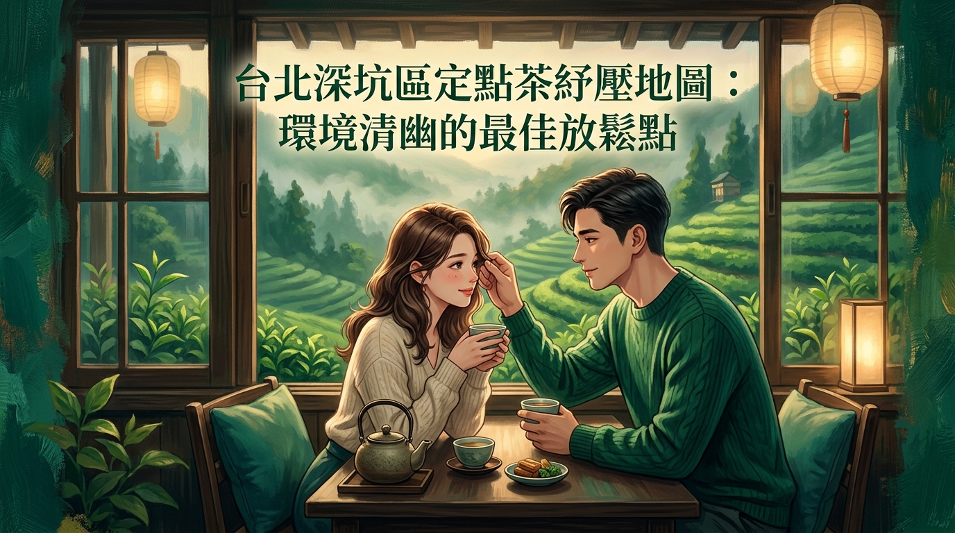台北深坑區定點茶紓壓地圖：環境清幽的最佳放鬆點