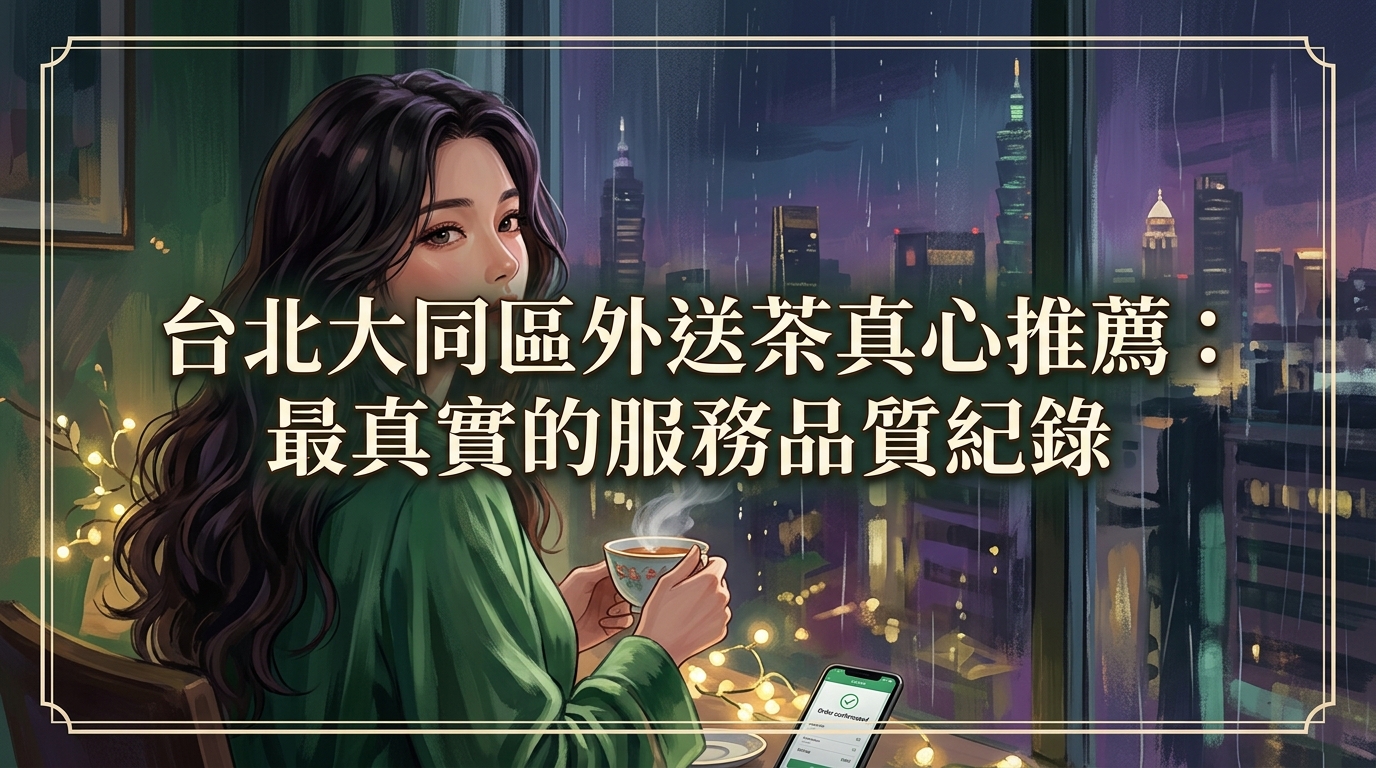 台北大同區外送茶真心推薦：最真實的服務品質紀錄