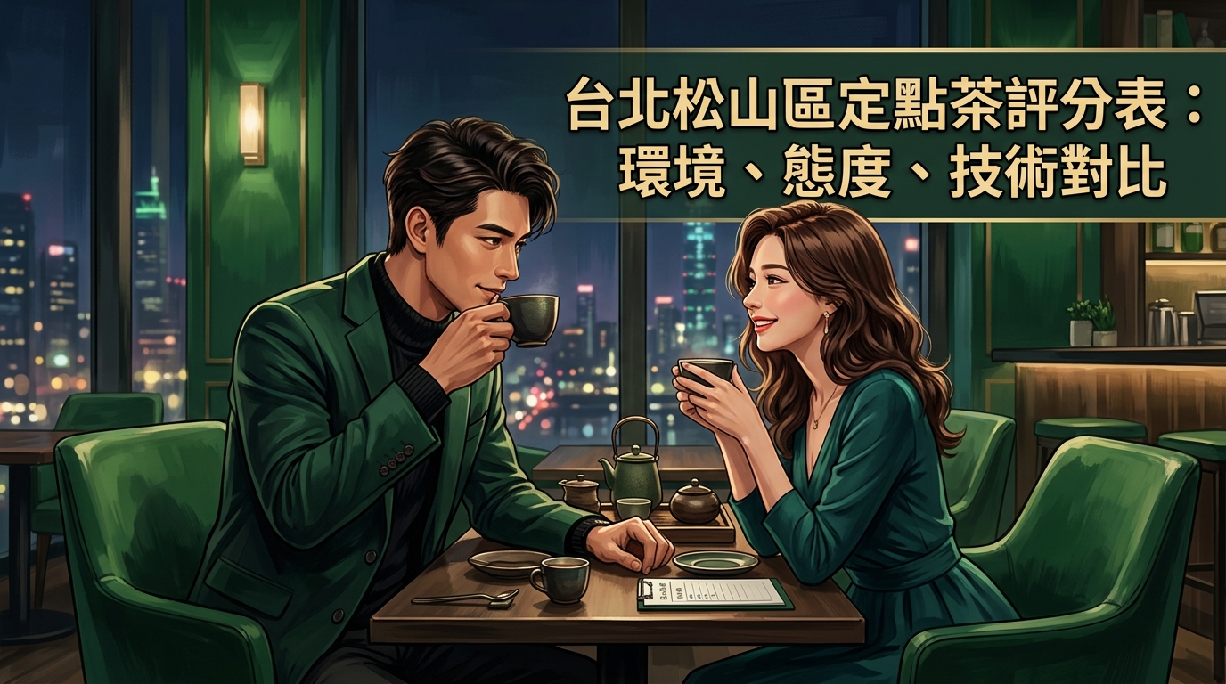 台北松山區定點茶評分表:環境、態度、技術對比