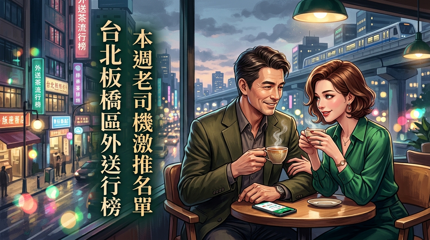 台北板橋區外送茶流行榜：本週老司機激推名單