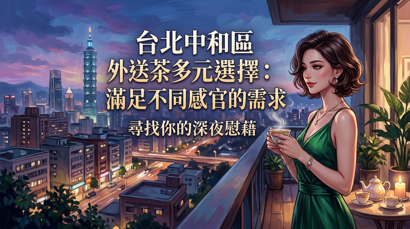 台北中和區外送茶多元選擇：滿足不同感官的需求