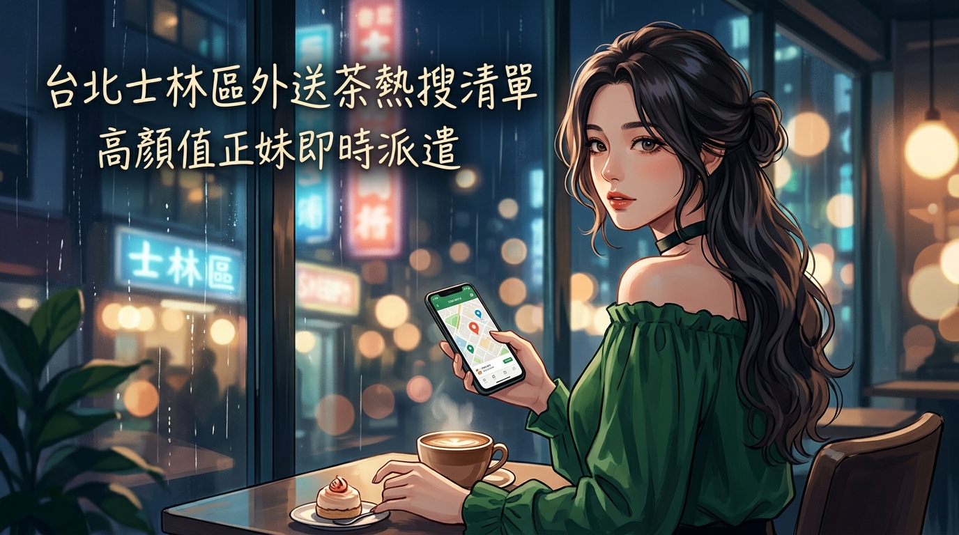 台北士林區外送茶熱搜清單:高顏值正妹即時派遣