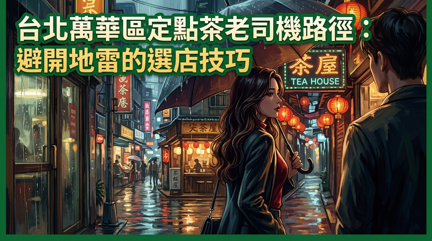 台北萬華區定點茶老司機路徑：避開地雷的選店技巧