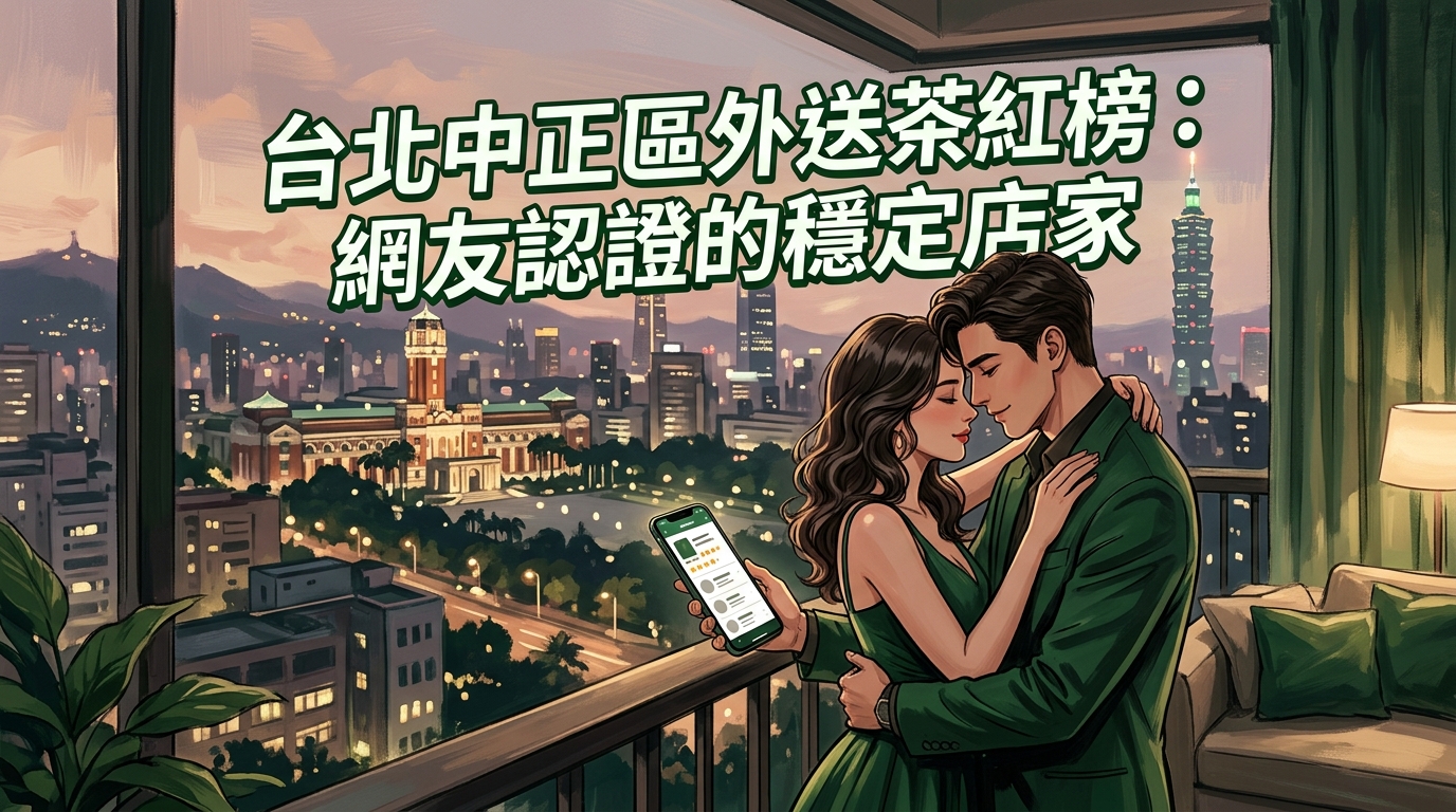 台北中正區外送茶紅榜:網友認證的穩定店家