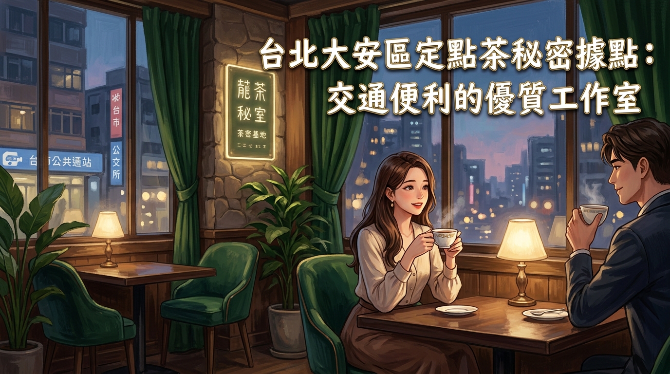 台北大安區定點茶秘密據點：交通便利的優質工作室