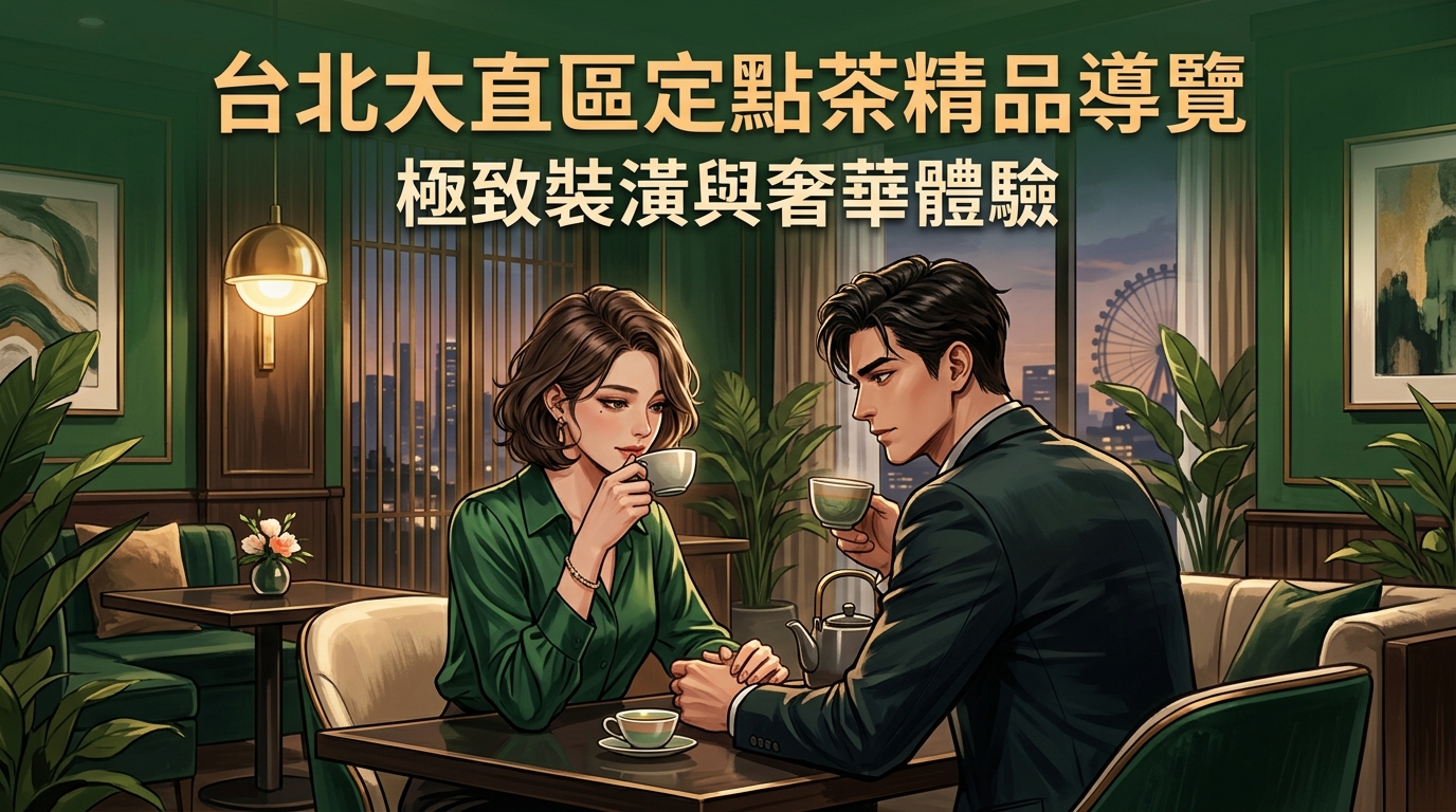 台北大直區定點茶精品導覽：極致裝潢與奢華體驗