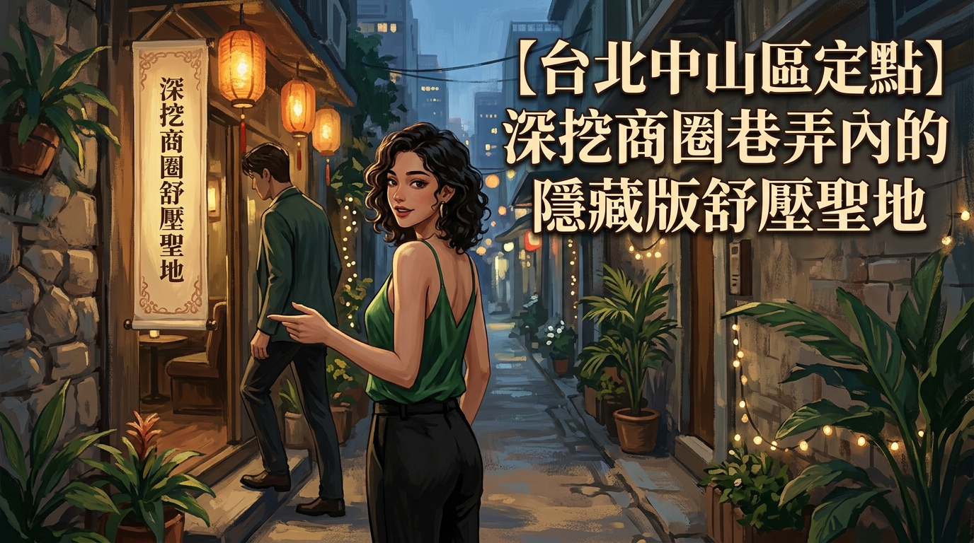 【台北中山區定點】深挖商圈巷弄內的隱藏版舒壓聖地