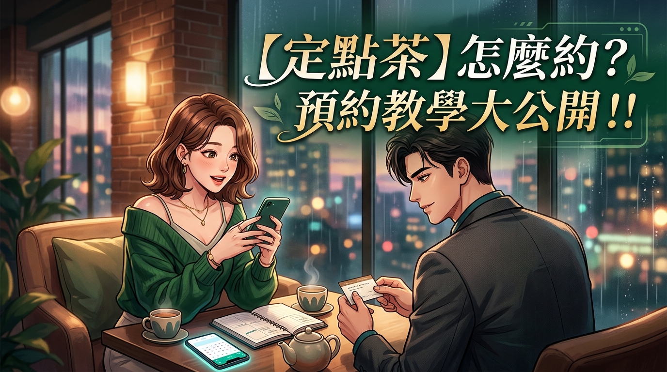 【定點茶】怎麼約? 預約教學大公開！！