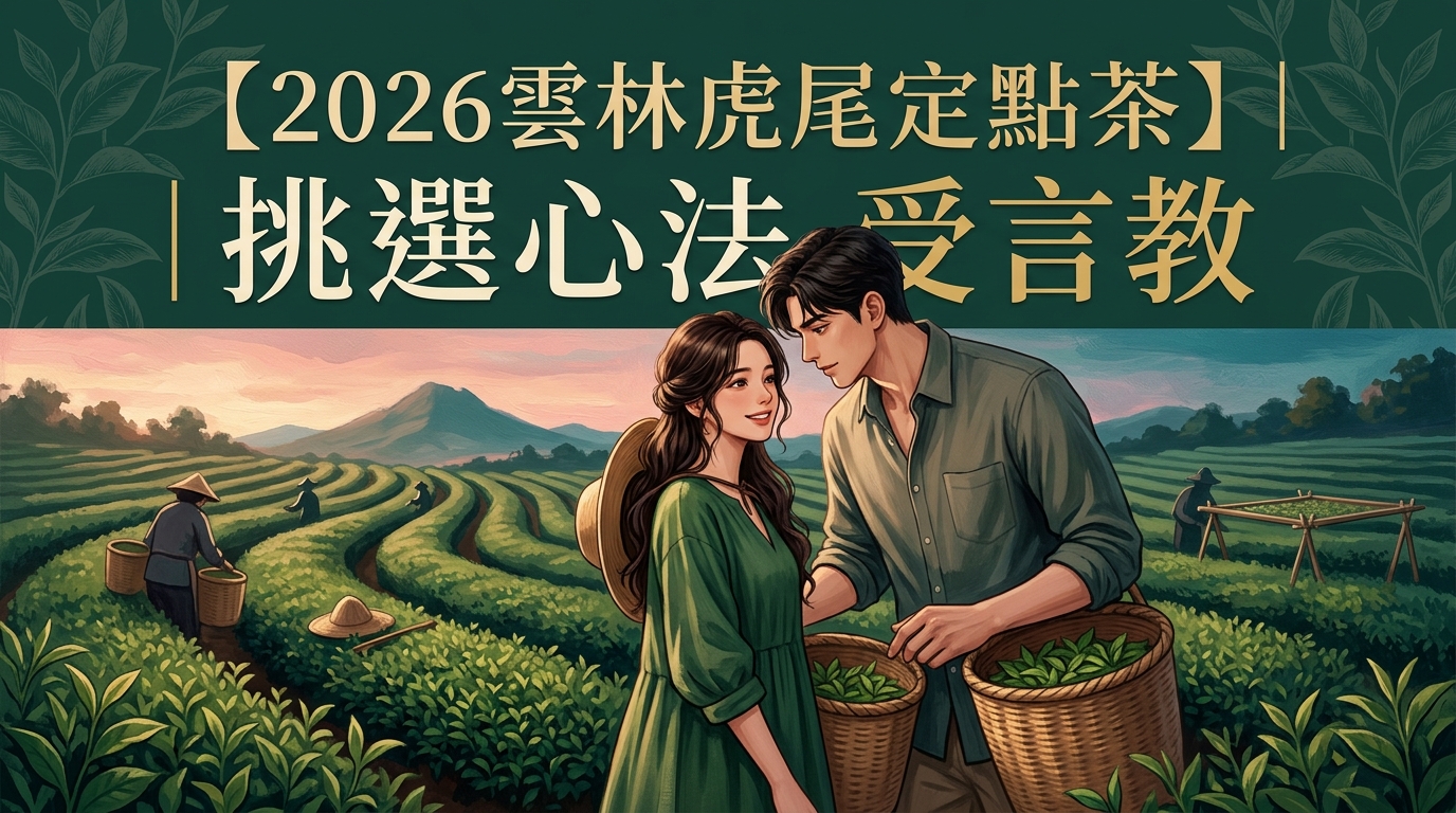 【2026雲林虎尾定點茶】｜挑選心法受言教