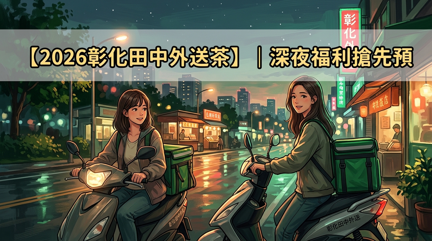 【2026彰化田中外送茶】｜深夜福利搶先預