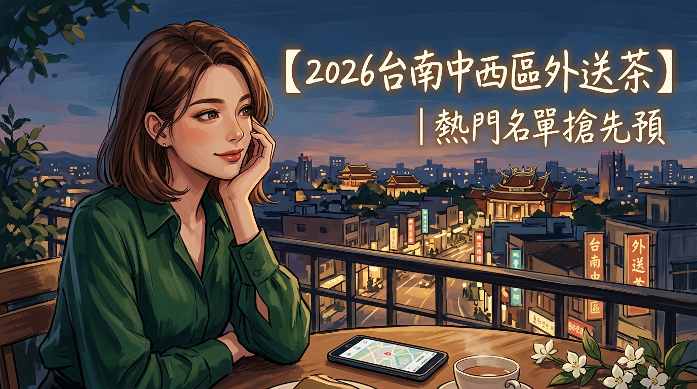 【2026台南中西區外送茶】|熱門名單搶先預