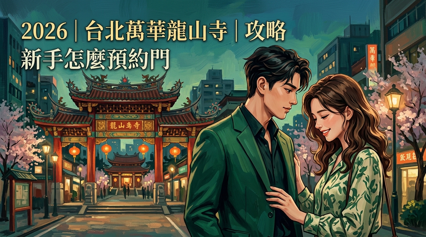 2026｜台北萬華龍山寺｜攻略新手怎麼預約門