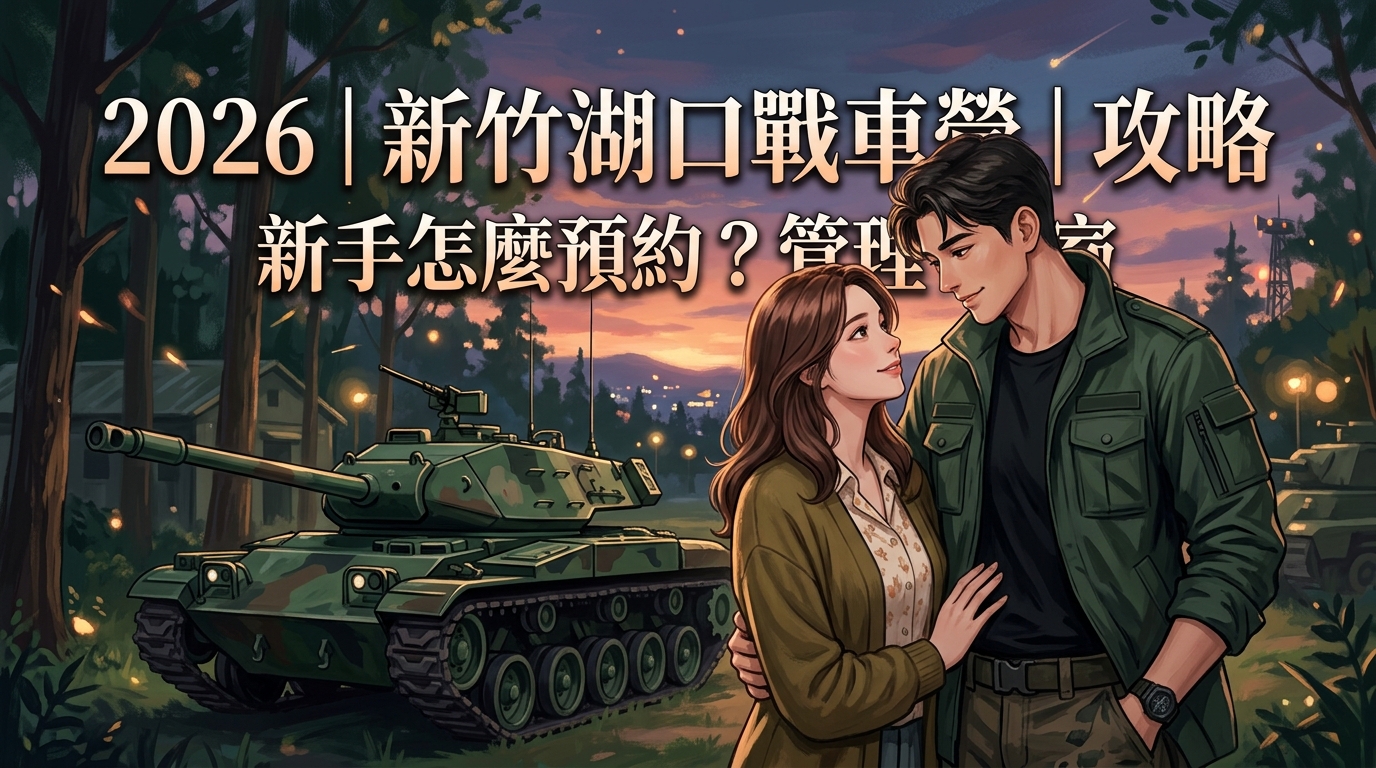 2026｜新竹湖口戰車營｜攻略新手怎麼預約管