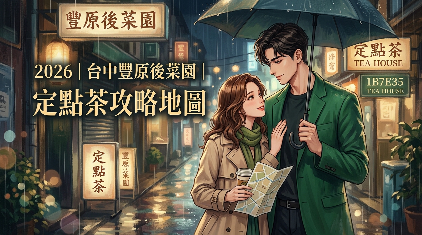 2026｜台中豐原後菜園｜定點茶攻略地圖