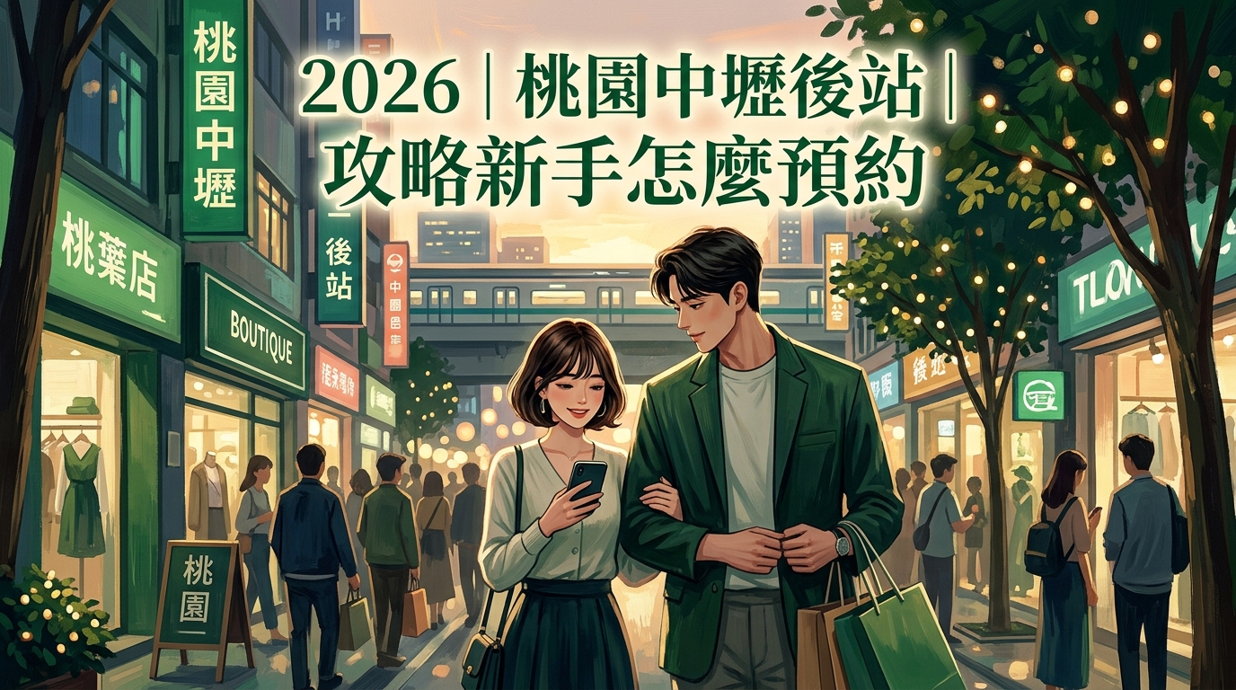 2026｜桃園中壢後站｜攻略新手怎麼預約