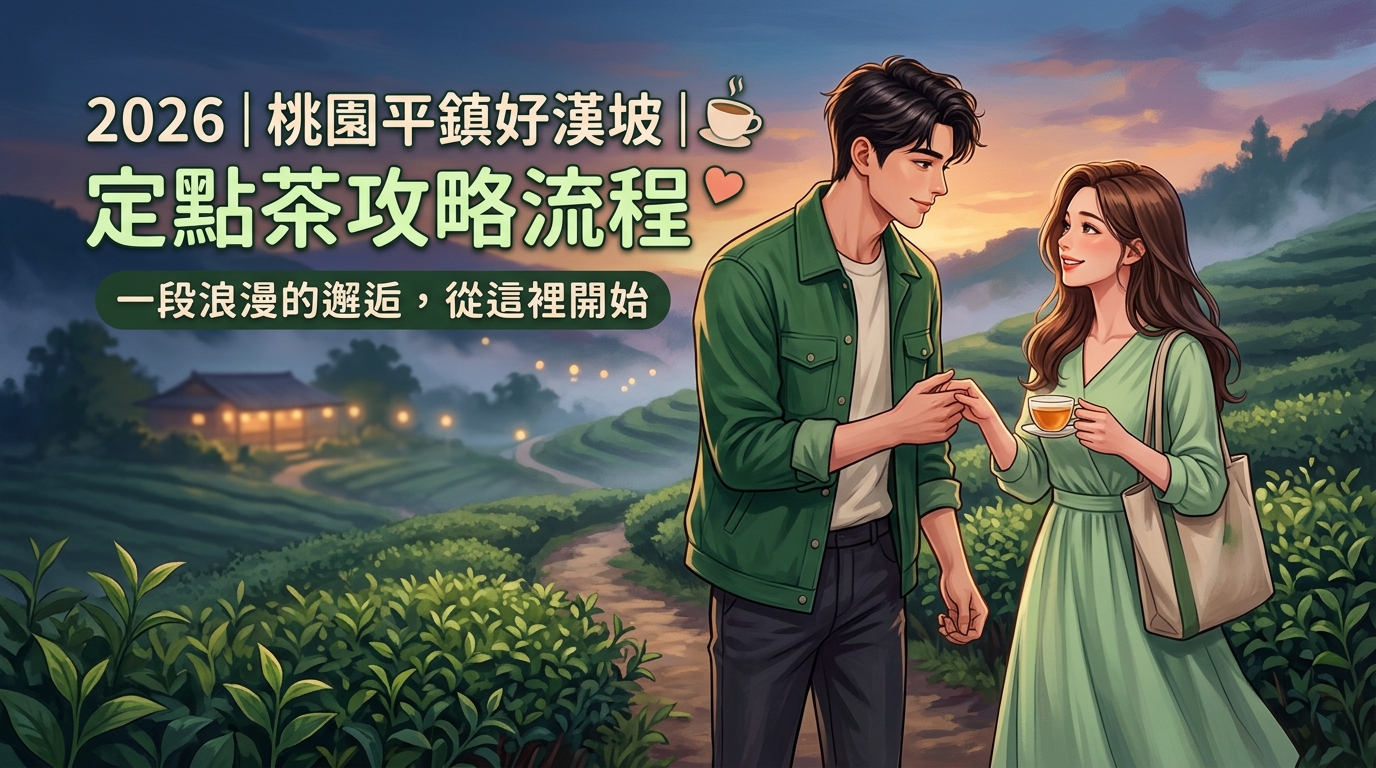 2026｜桃園平鎮好漢坡｜定點茶攻略流程