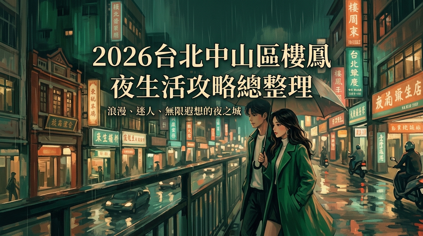 2026台北中山區樓鳳｜夜生活攻略總整理