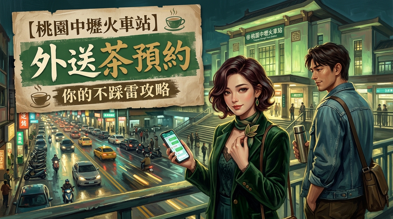 [桃園中壢火車站]外送茶預約不踩雷攻略
