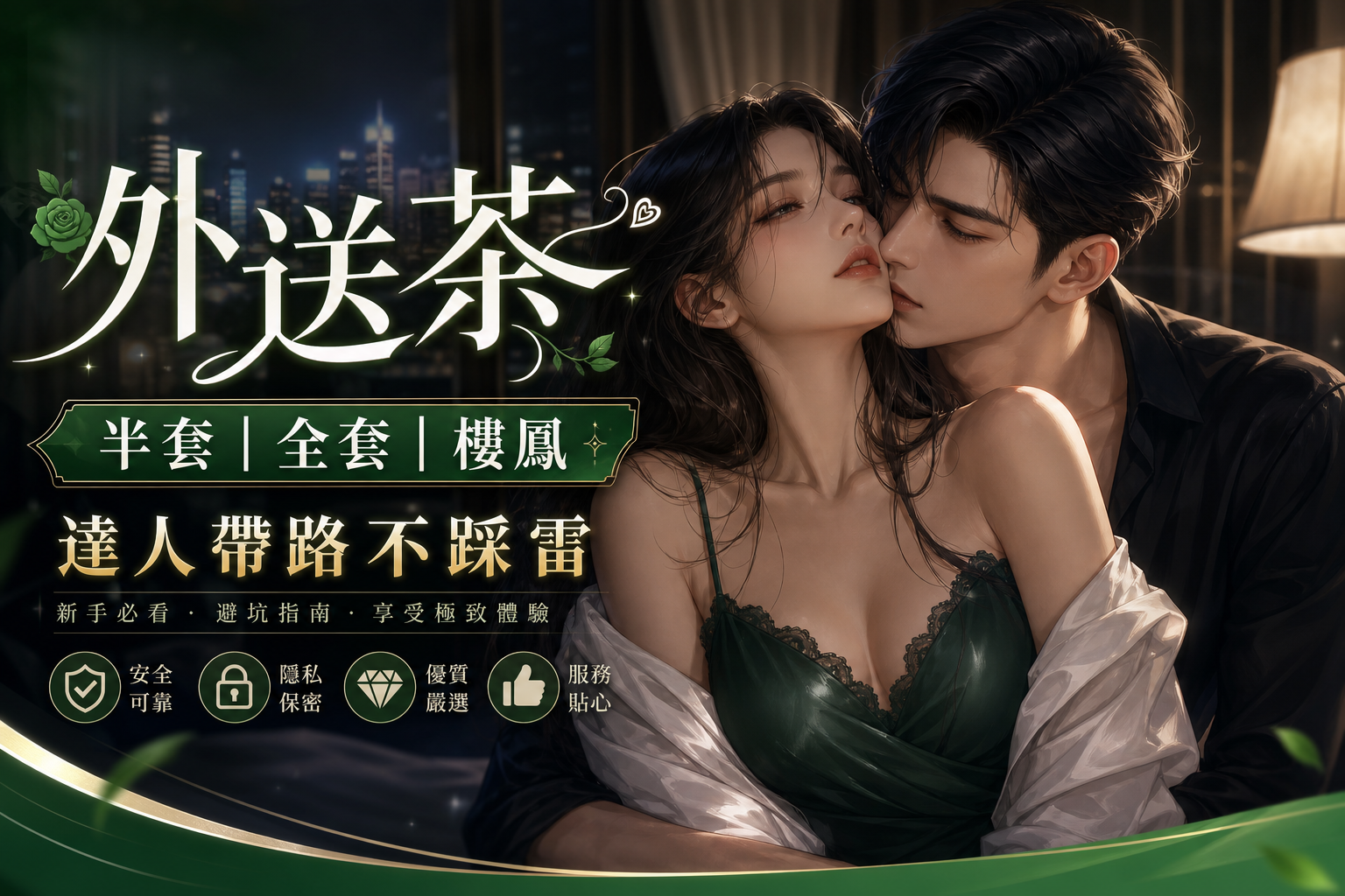 【外送茶】半套｜全套｜樓鳳 達人帶路不踩雷