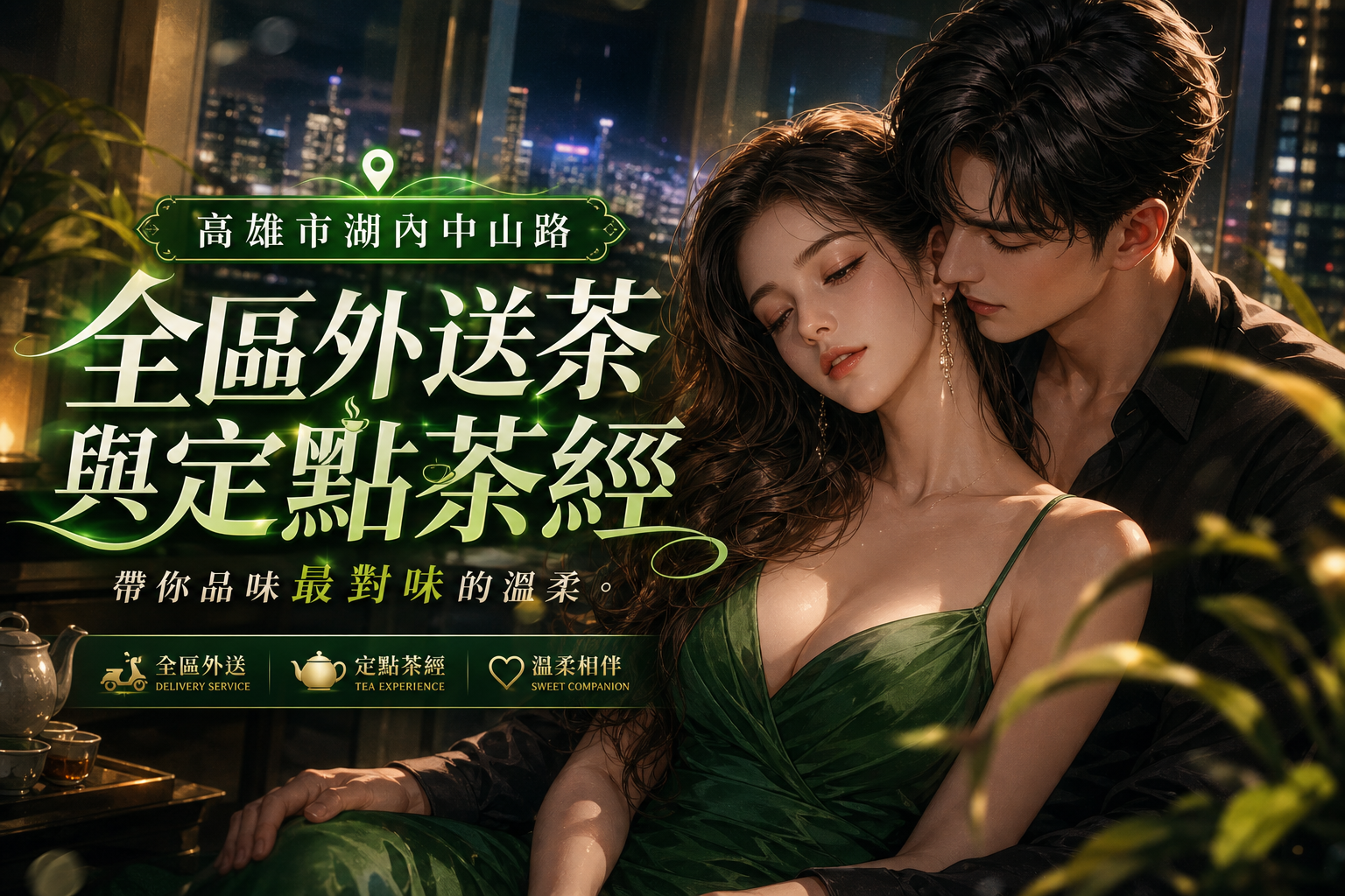 【高雄市湖內中山路】全區外送茶與定點茶經，帶你品味最對味的溫柔。
